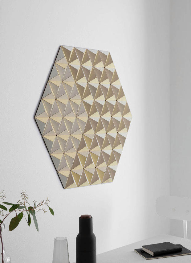 GIS-2 TOPOGRAPHIE yellow hexagon von Sebastian Wenzel