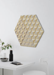 GIS-2 TOPOGRAPHIE yellow hexagon von Sebastian Wenzel