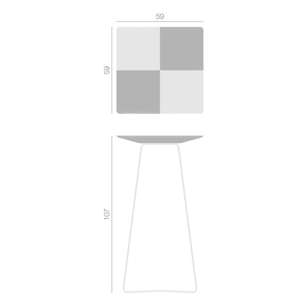 Nube High/Low Table Beistelltisch-Serie von QoWood